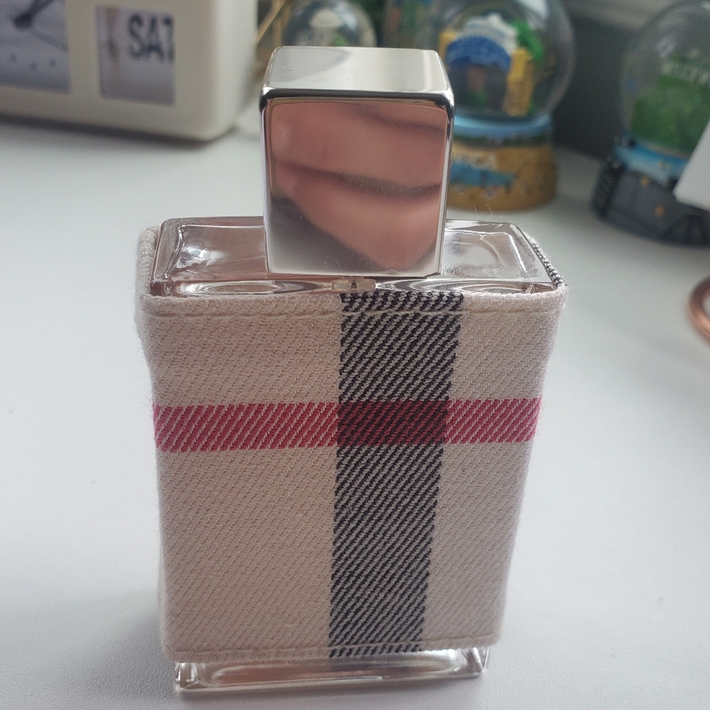 Burberry Fragrance with Signature Plaid in Red, Black, and Cream